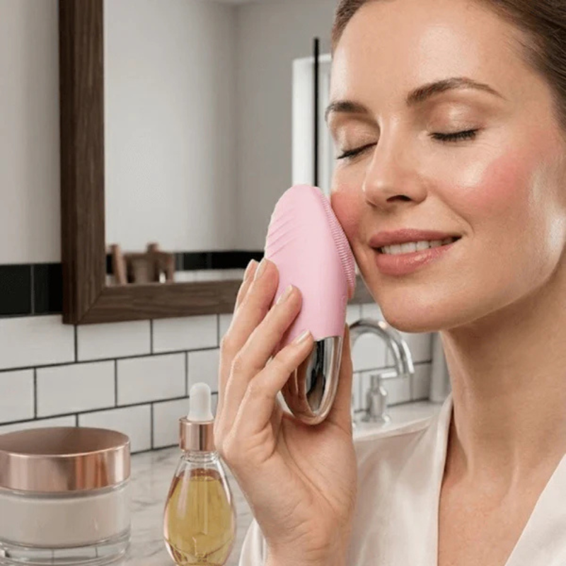 LumaForm™ Manual Silicone Facial Cleansing Brush