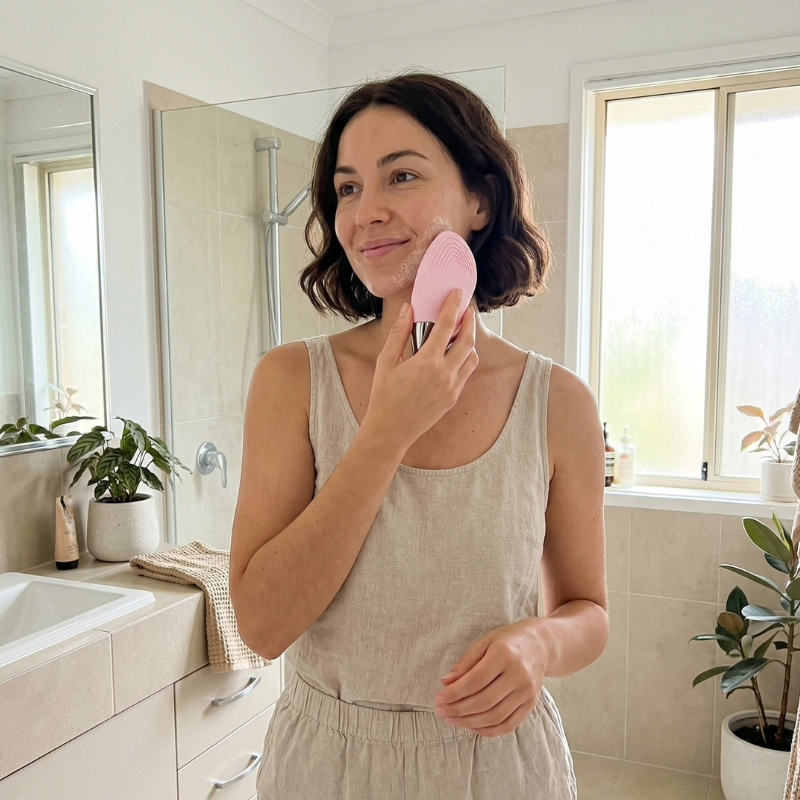 LumaForm™ Manual Silicone Facial Cleansing Brush